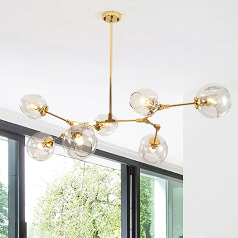 Modern Glass Designer Hanging Chandelier Nordic