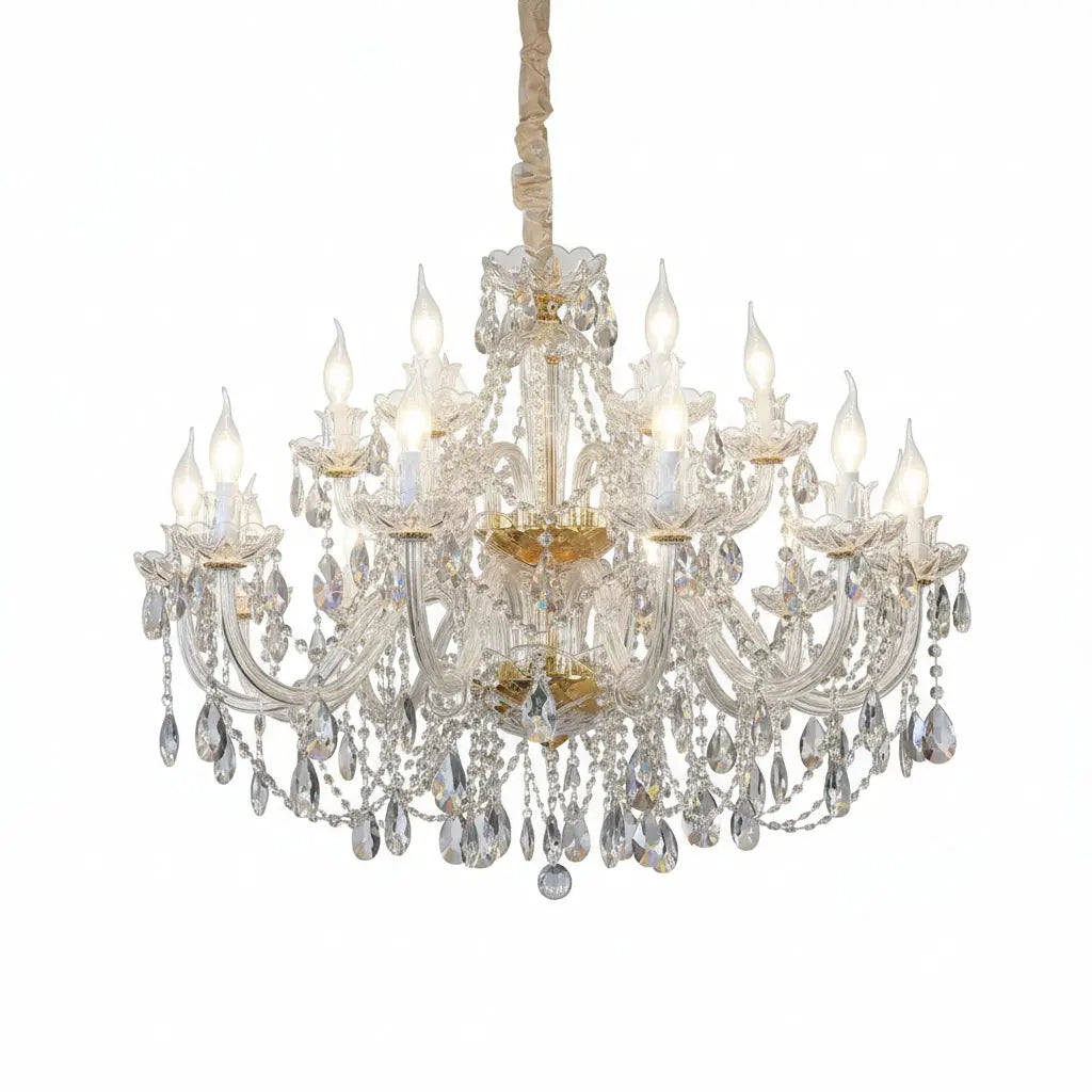 Gold Crystal Chandelier ChandeliersLife®
