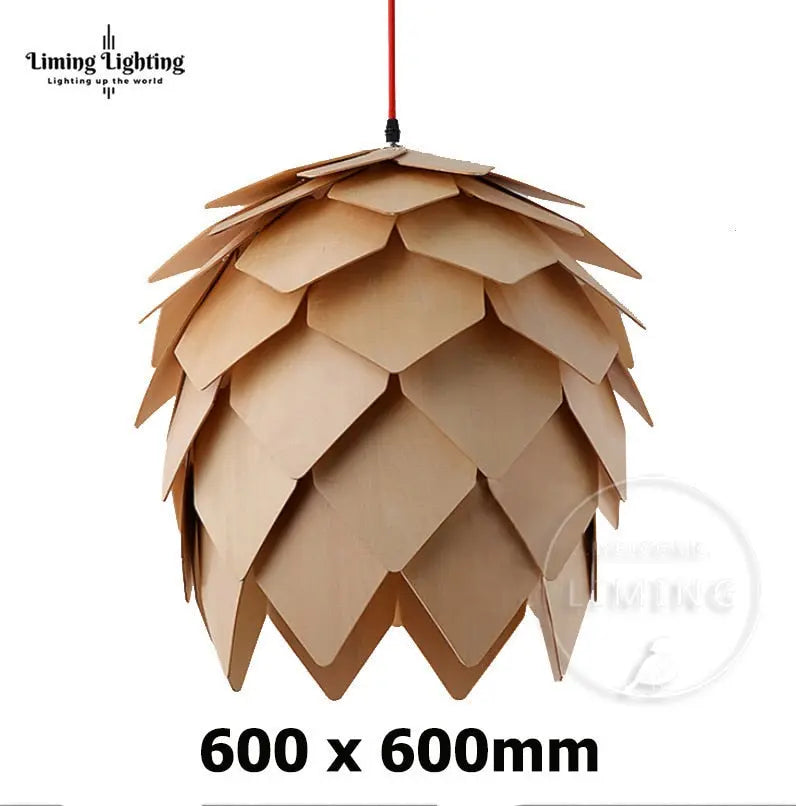 Modern DIY Wooden Pendant Lamp Nordic