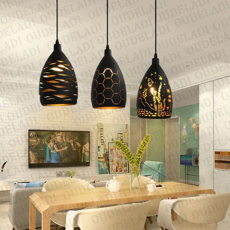 New Hollow Metal Cage Pendant Lamp ChandeliersLife®