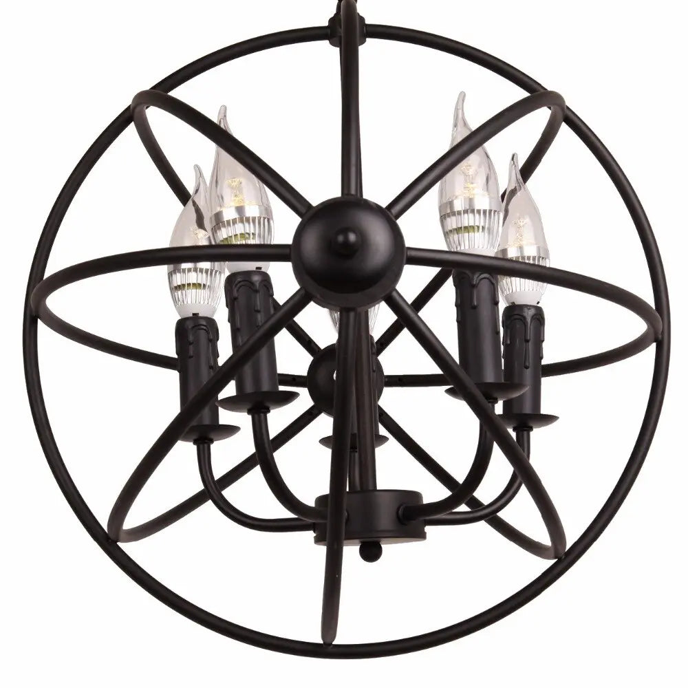 5 Light Unique Globe Chandelier ChandeliersLife®