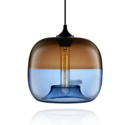 Colorful Hanging Glass Pendant Lamp