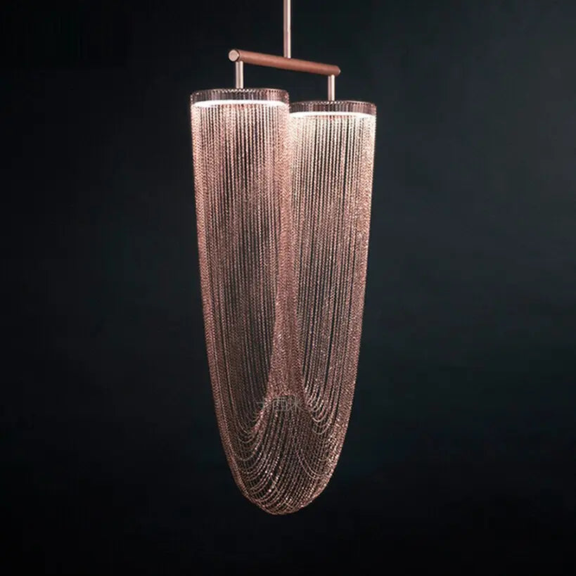 LED Retro Iron Chain LED Chandelier ChandeliersLife®