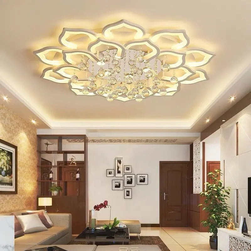 Modern Crystal Ceiling Chandelier