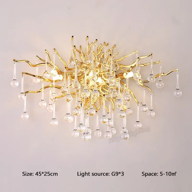 Tree Branch Luxury Crystal Wall Lamp ChandeliersLife®
