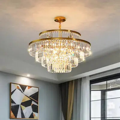 Living Room Crystal Chandelier ChandeliersLife®