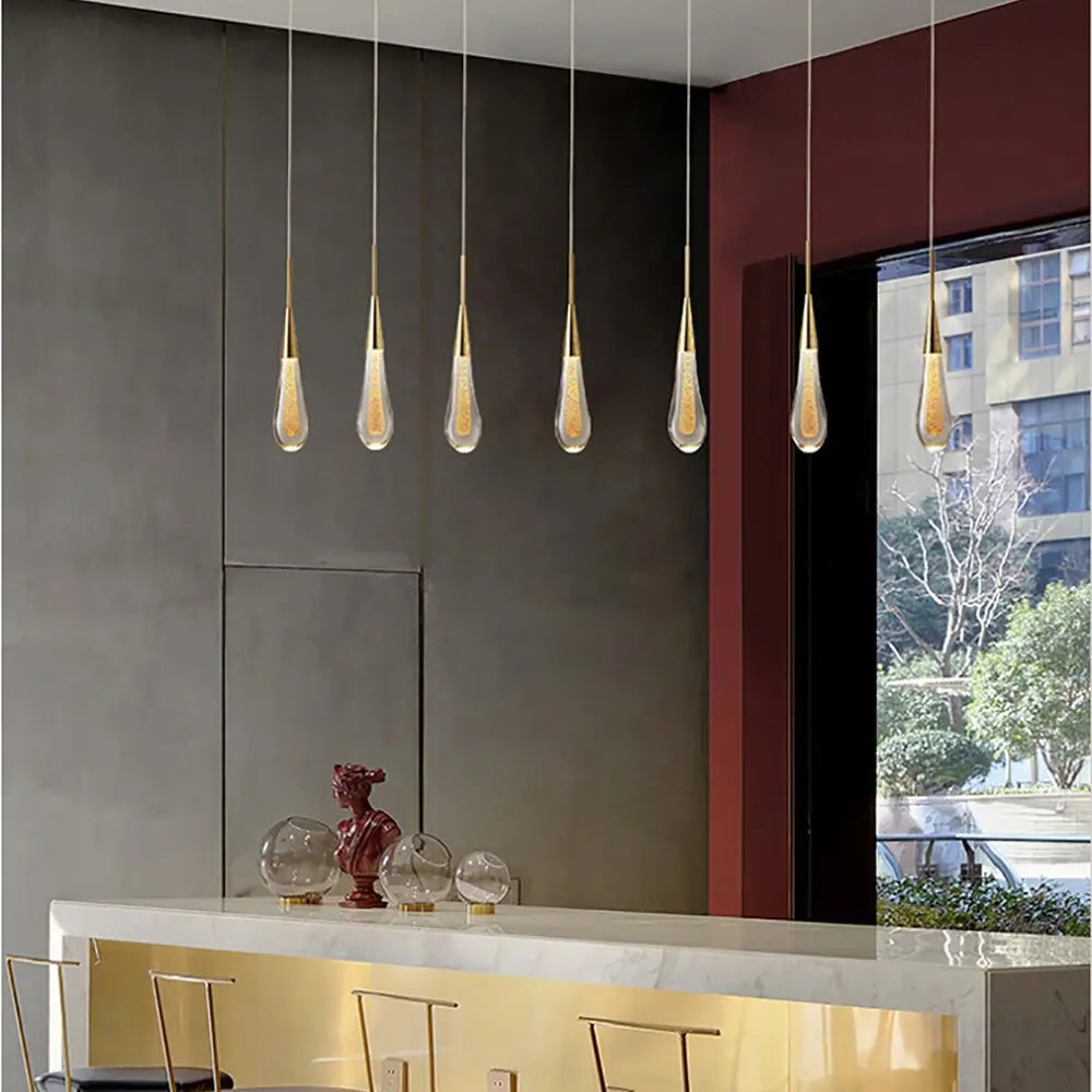 Raindrop Chandelier Decorative Stair Ceiling Crystal Light Fixture ChandeliersLife®