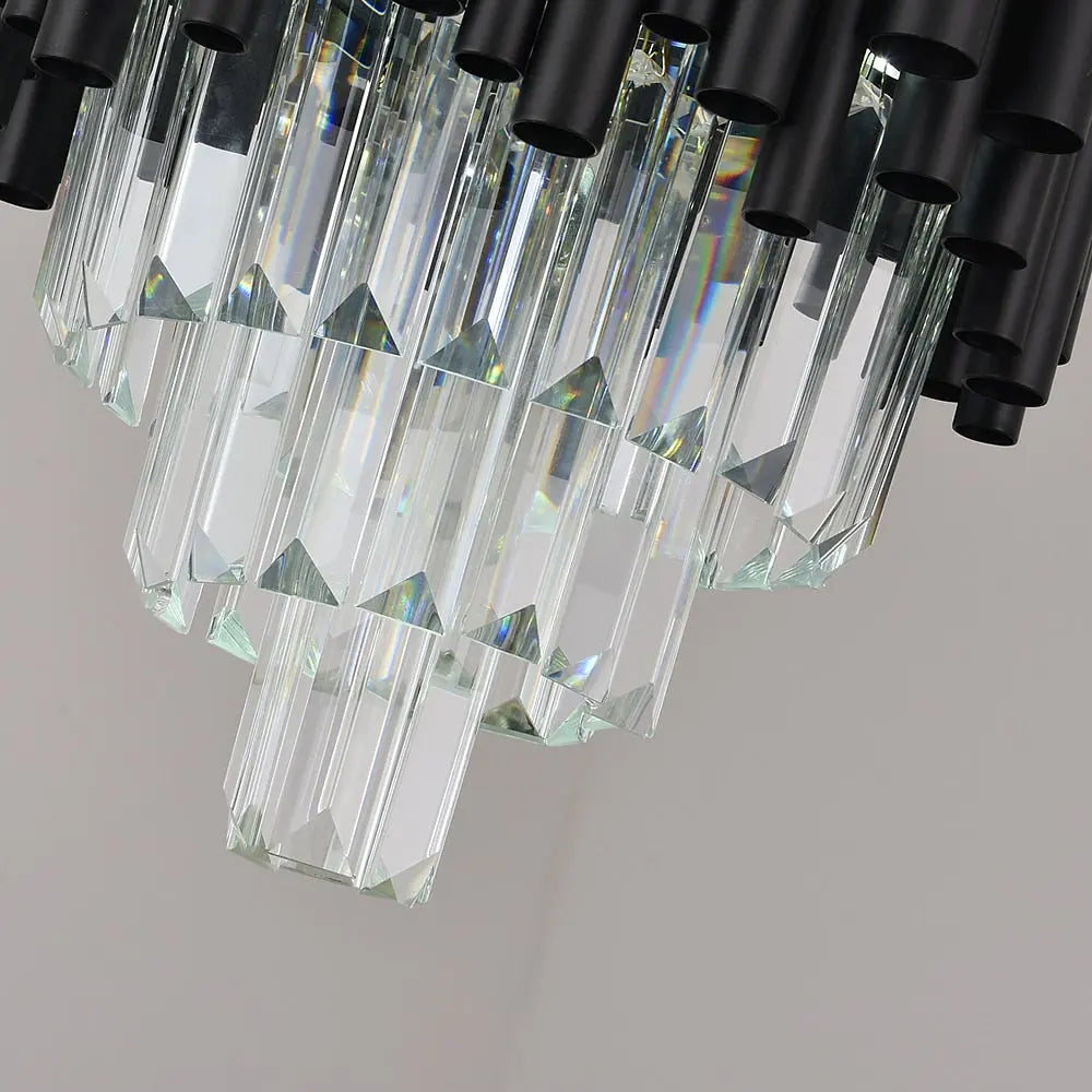 Modern Black Crystal Hanging Light ChandeliersLife®