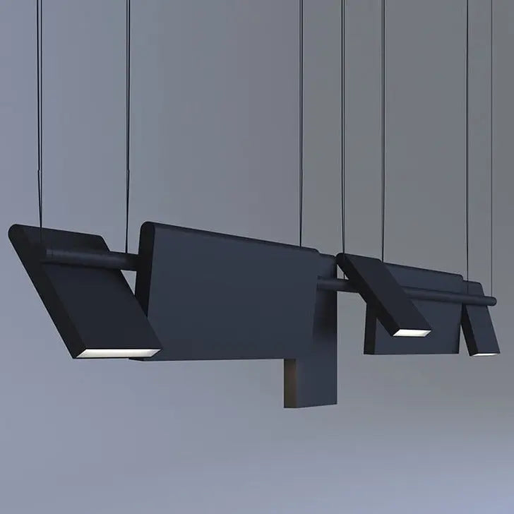 Postmodern Designer Industrial Pendant Lights Iron Art Acrylic Suspension Luminaire ChandeliersLife®