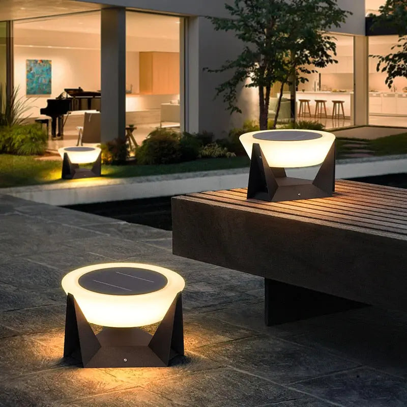 Solar LED Fence Gate Pillar Head Lamp Outdoor ChandeliersLife®