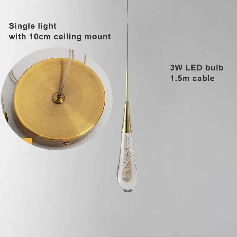 Waterdrop Crystal Lamp ChandeliersLife®