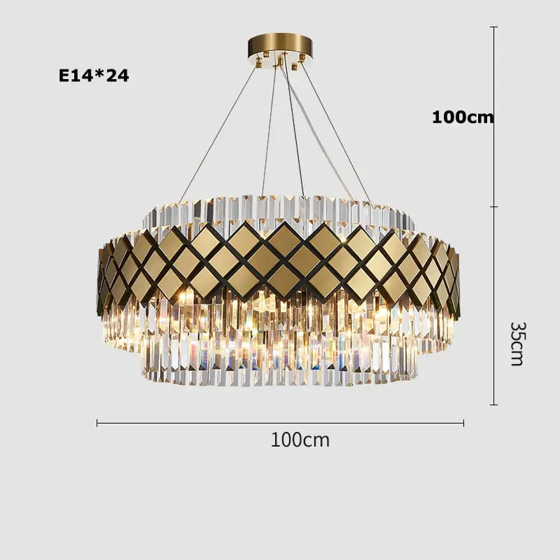 Modern Art Deco Crystal Chandelier ChandeliersLife®