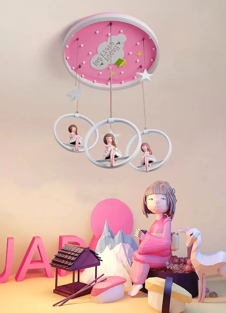 Nordic Girl Bedroom Decor Ceiling Chandelier ChandeliersLife®