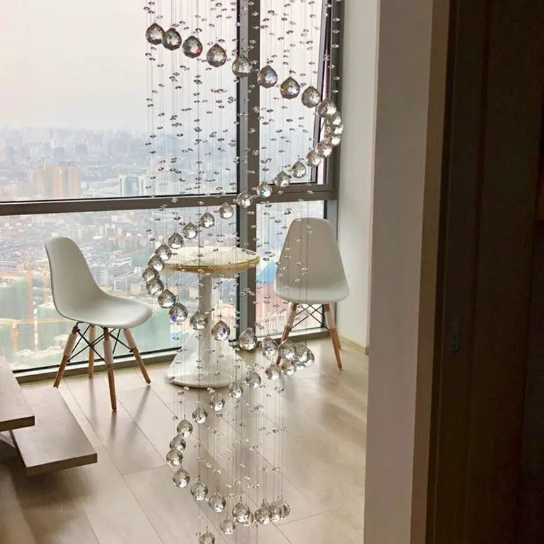 LED Spiral Crystal Chandelier ChandeliersLife®