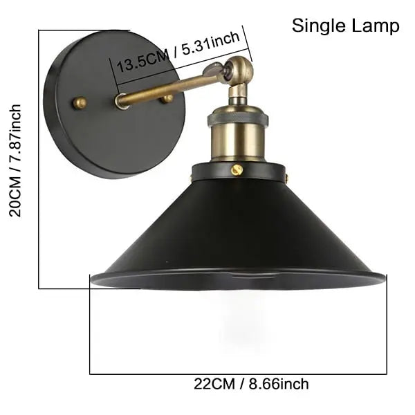 Wandlamp Vintage  Wall Lights PARKSON
