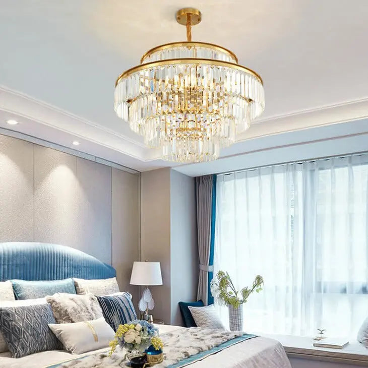 Living Room Crystal Chandelier ChandeliersLife®