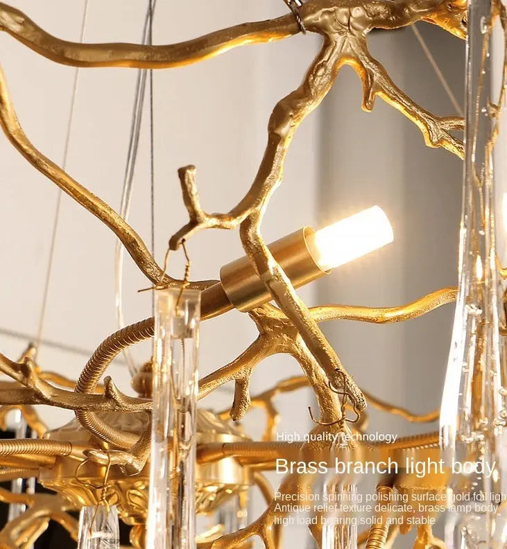 Luxury Living Room Crystal Lamp Villa Designer ChandeliersLife®