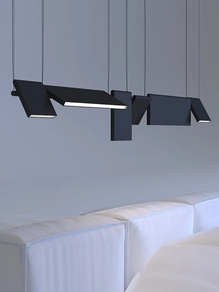 Postmodern Designer Industrial Pendant Lights Iron Art Acrylic Suspension Luminaire ChandeliersLife®