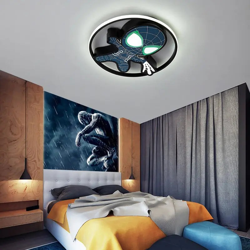 spiderman ceiling light