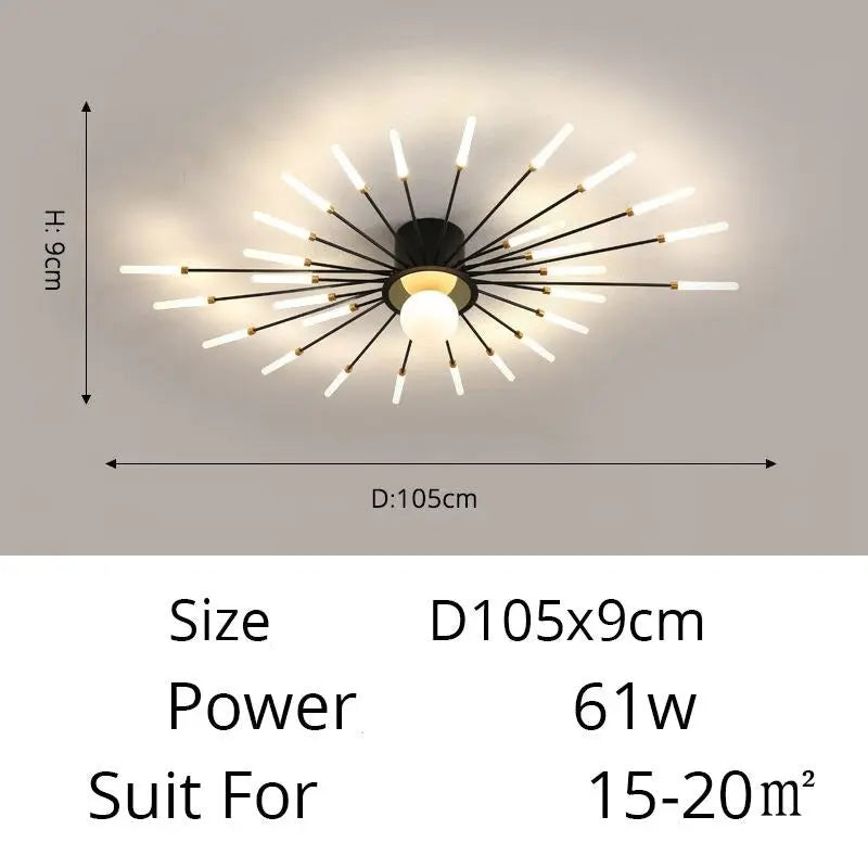 New 42 Lights Modern Sputnik Ceiling Chandelier ChandeliersLife®
