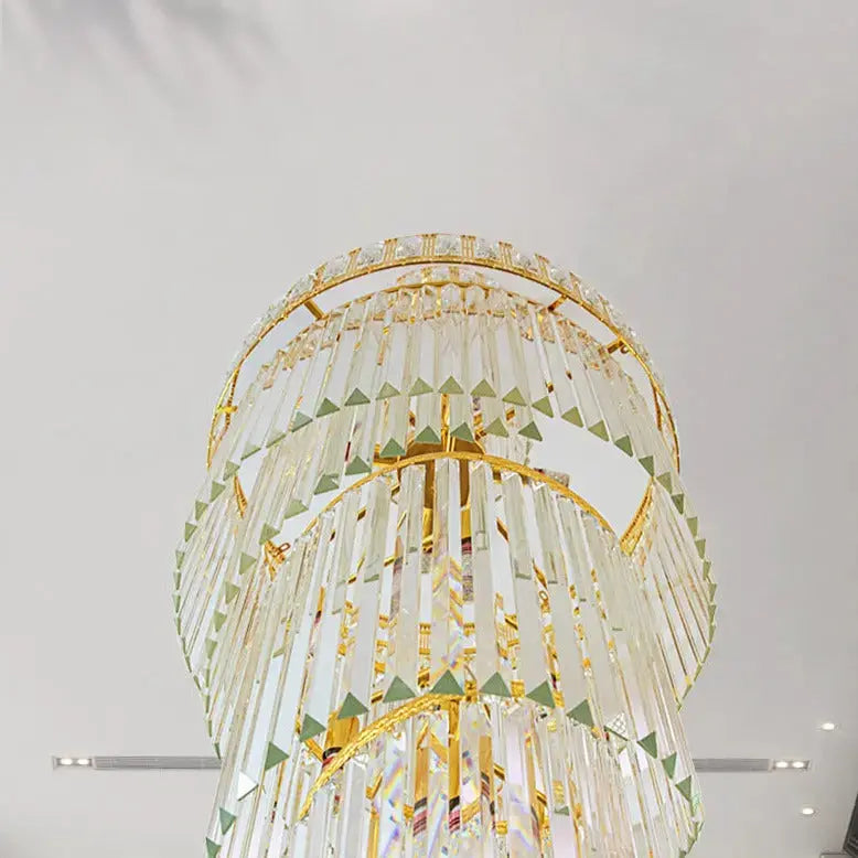 Loft Stair Rotating Long Chandelier ChandeliersLife®