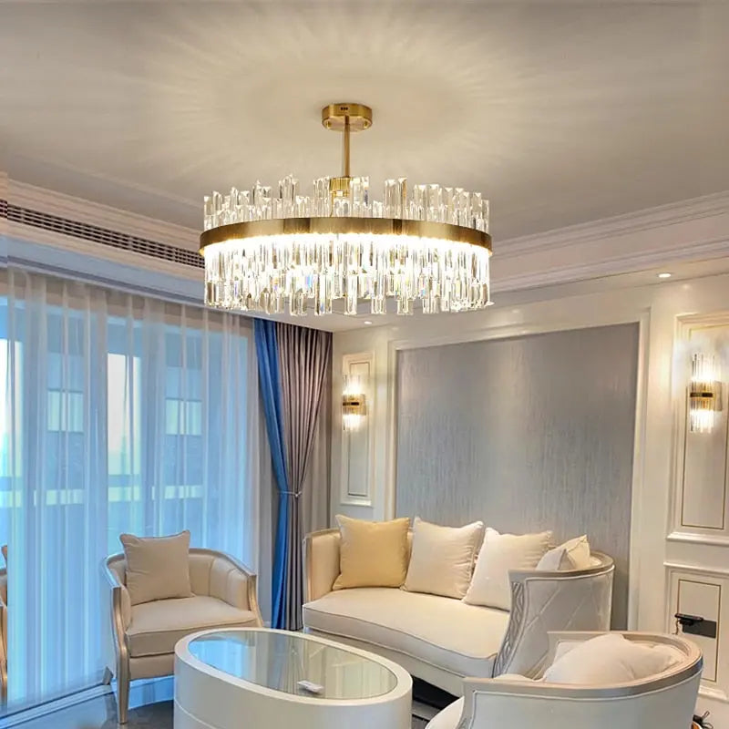 Modern Gold Luxury Crystal Chandelier ChandeliersLife®