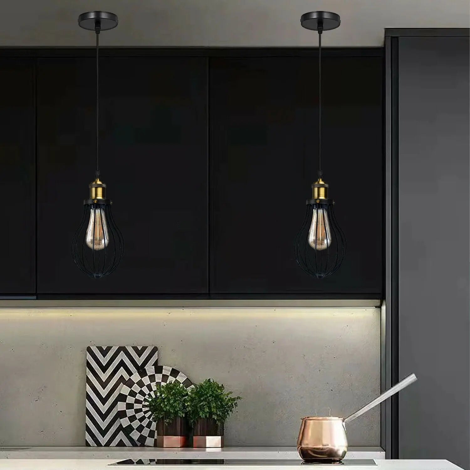 Decorative Cage Pendant Light LEDSone