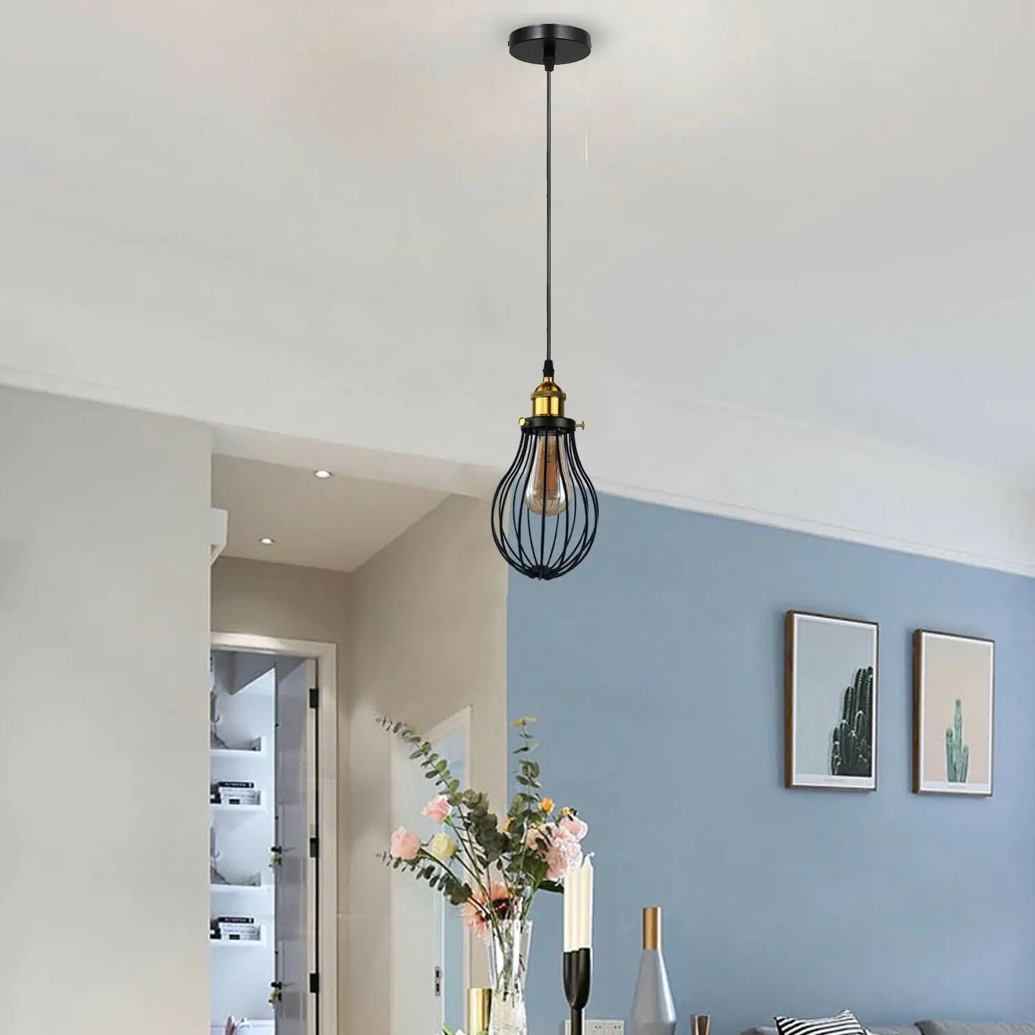 Decorative Cage Pendant Light LEDSone