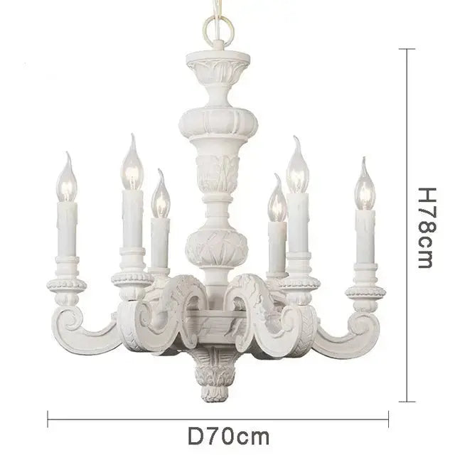 Roman Pillar Wooden Chandelier ChandeliersLife®