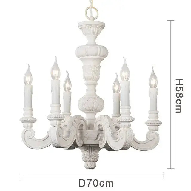 Roman Pillar Wooden Chandelier ChandeliersLife®