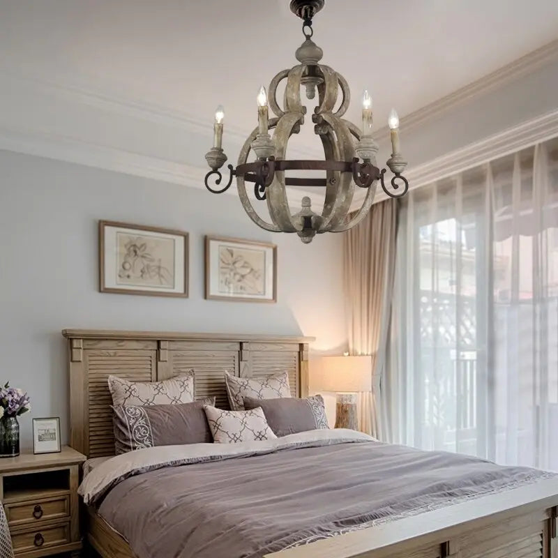 Rustic Wood Chandelier ChandeliersLife®