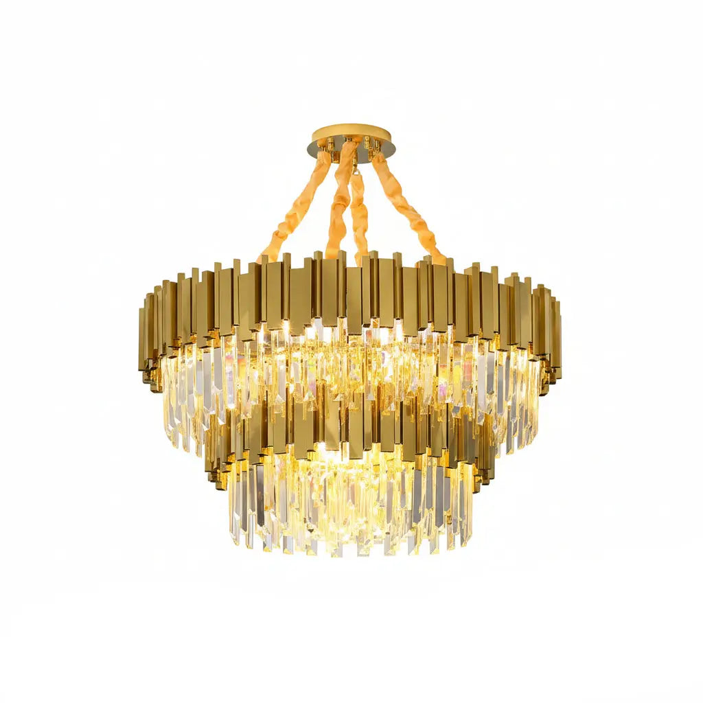 Modern Luxury Gold Crystal Lustre ChandeliersLife®