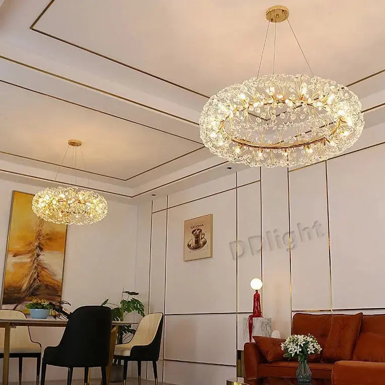 Gold Luxury Circular Chandelier ChandeliersLife®