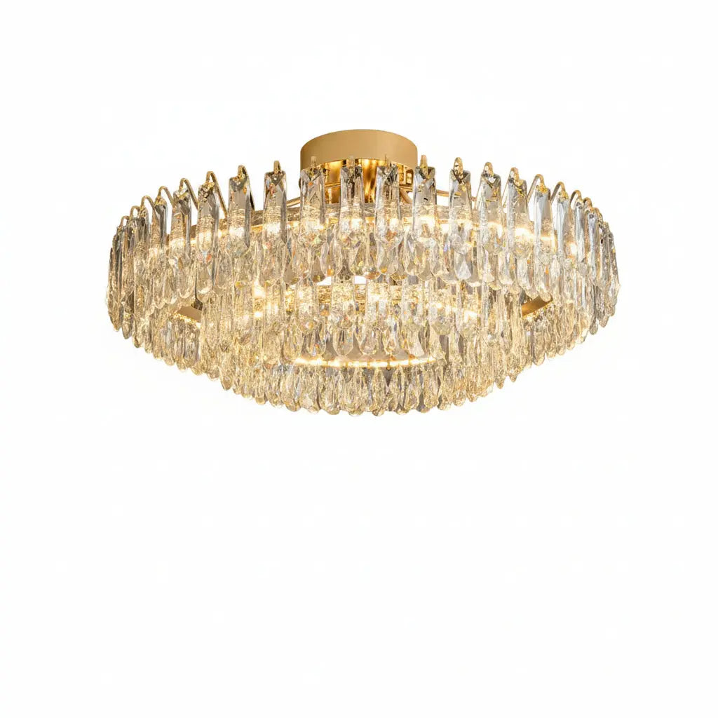 Modern Gold Crystal Ceiling Lights ChandeliersLife®