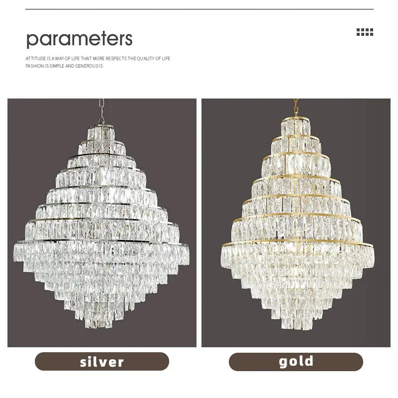 Villa Hollow Duplex Building Chandelier ChandeliersLife®