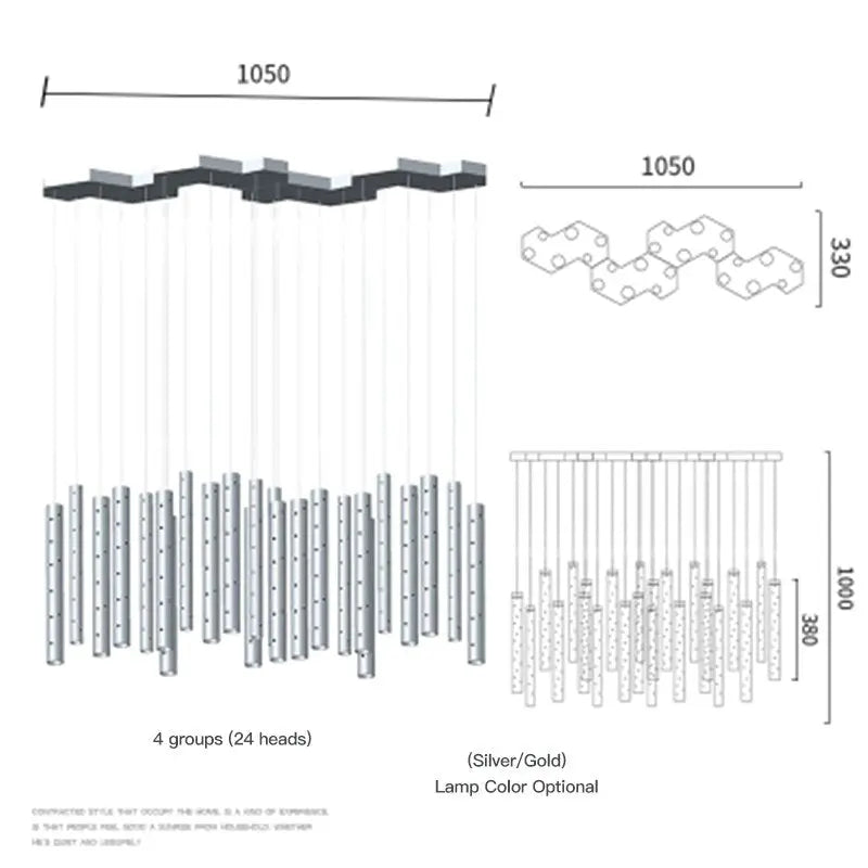 Luxury Modern Hanging Chandelier ChandeliersLife®