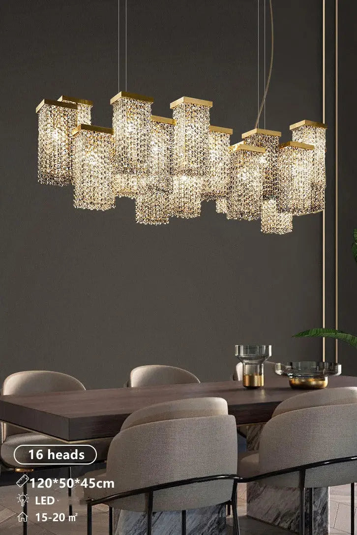 Italian Smoky Crystal Contemporary Chandelier ChandeliersLife®