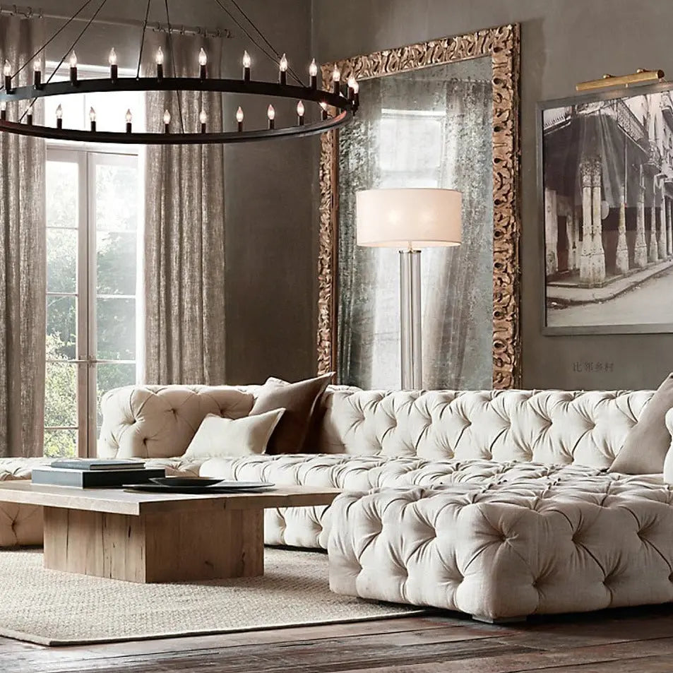 Retro American Round Candle Chandelier ChandeliersLife®