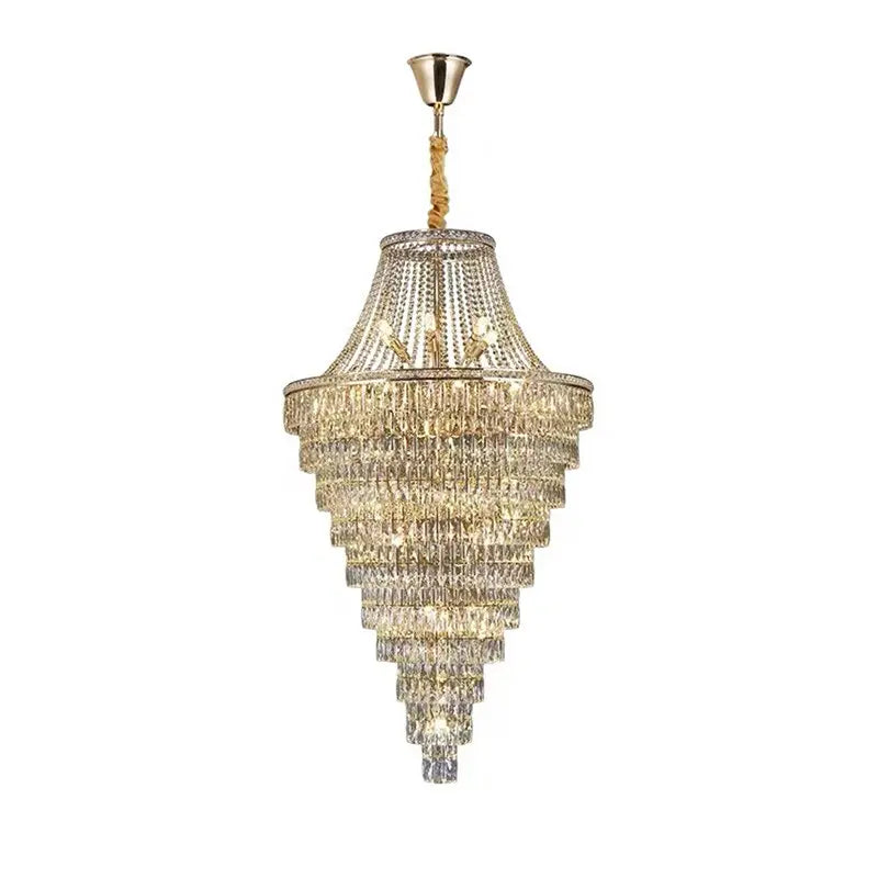 Duplex Villa Crystal Chandelier