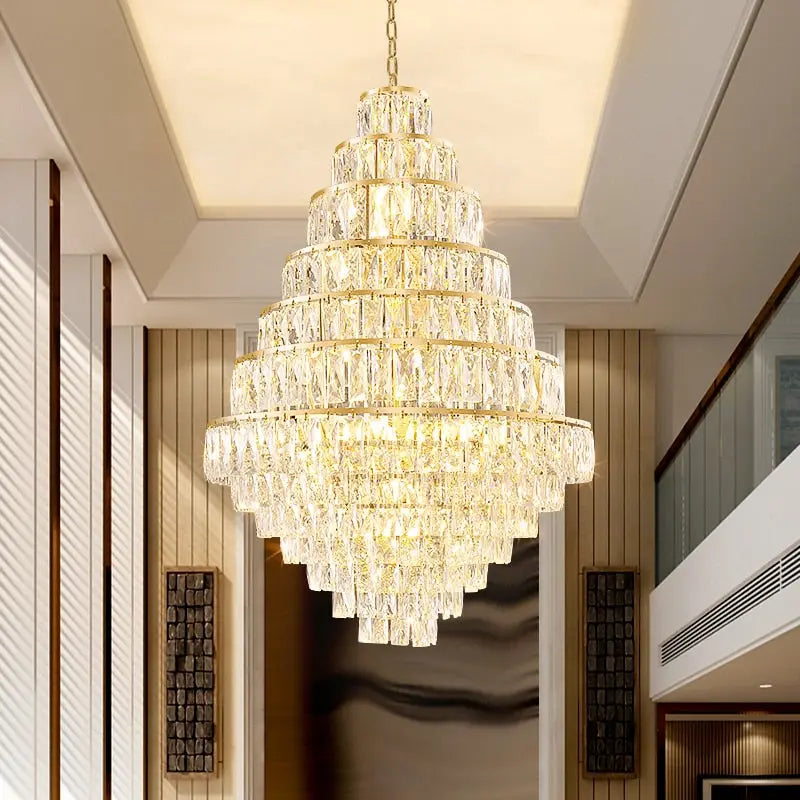 Villa Hollow Duplex Building Chandelier ChandeliersLife®