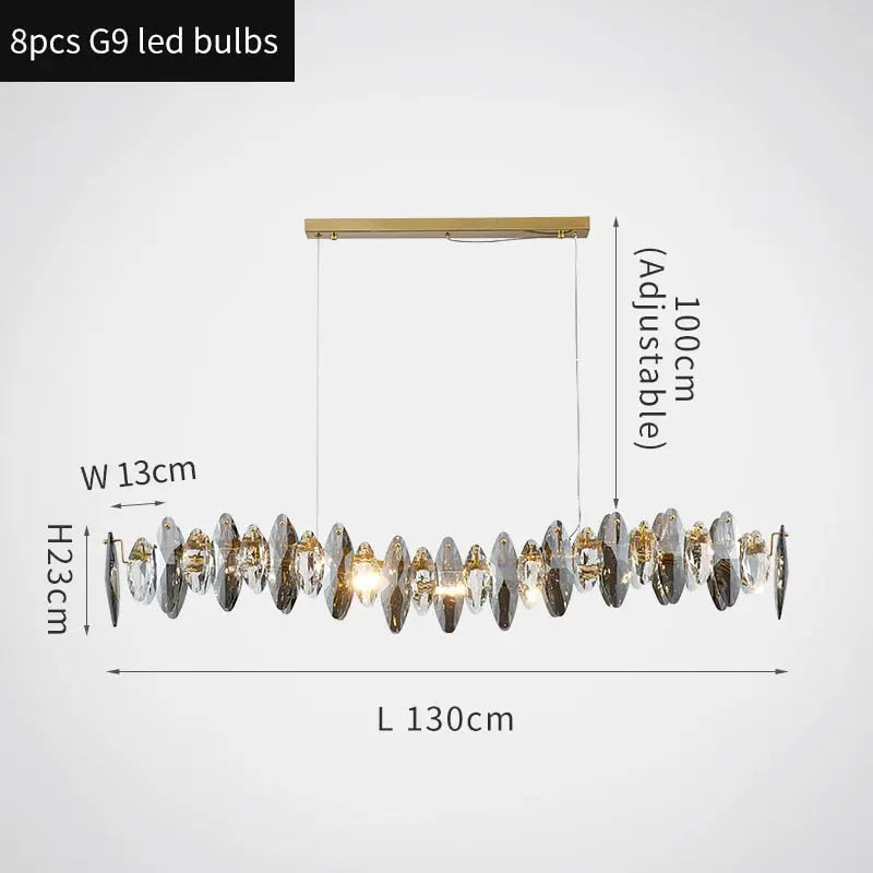 Wave Design Modern Crystal Chandelier ChandeliersLife®