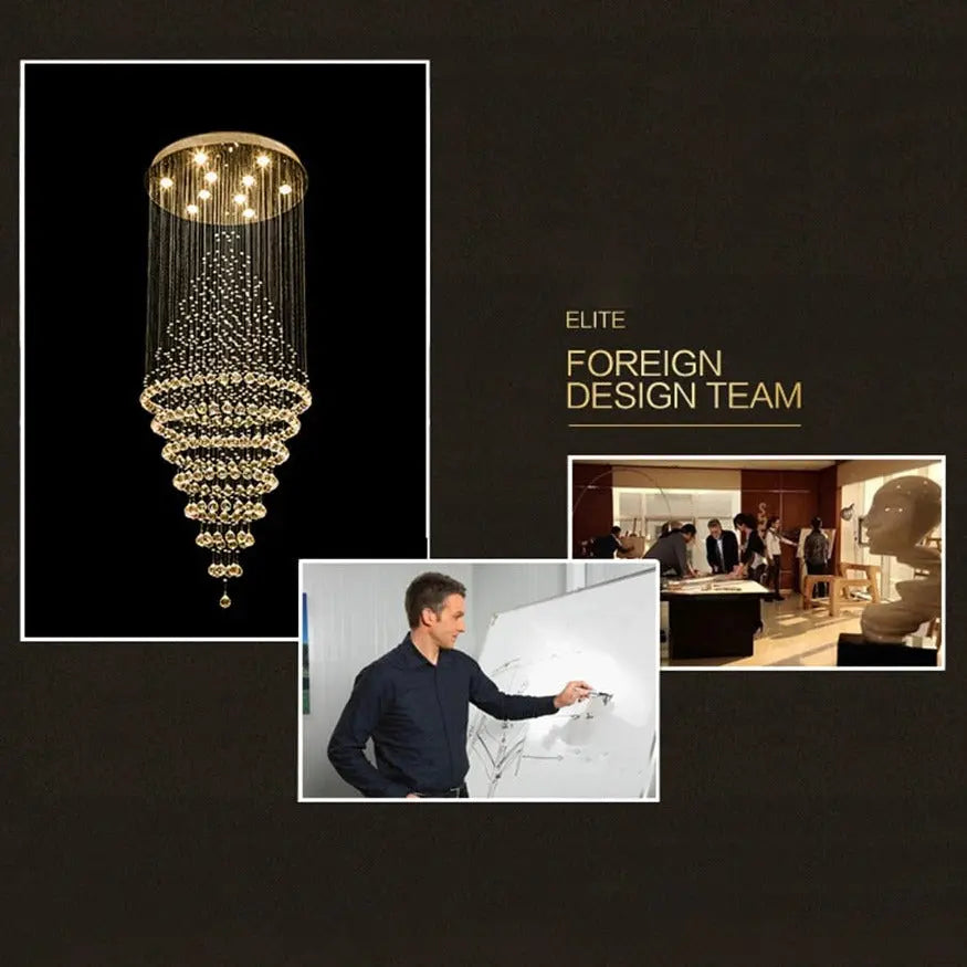 Modern Dropcrystal Chandelier