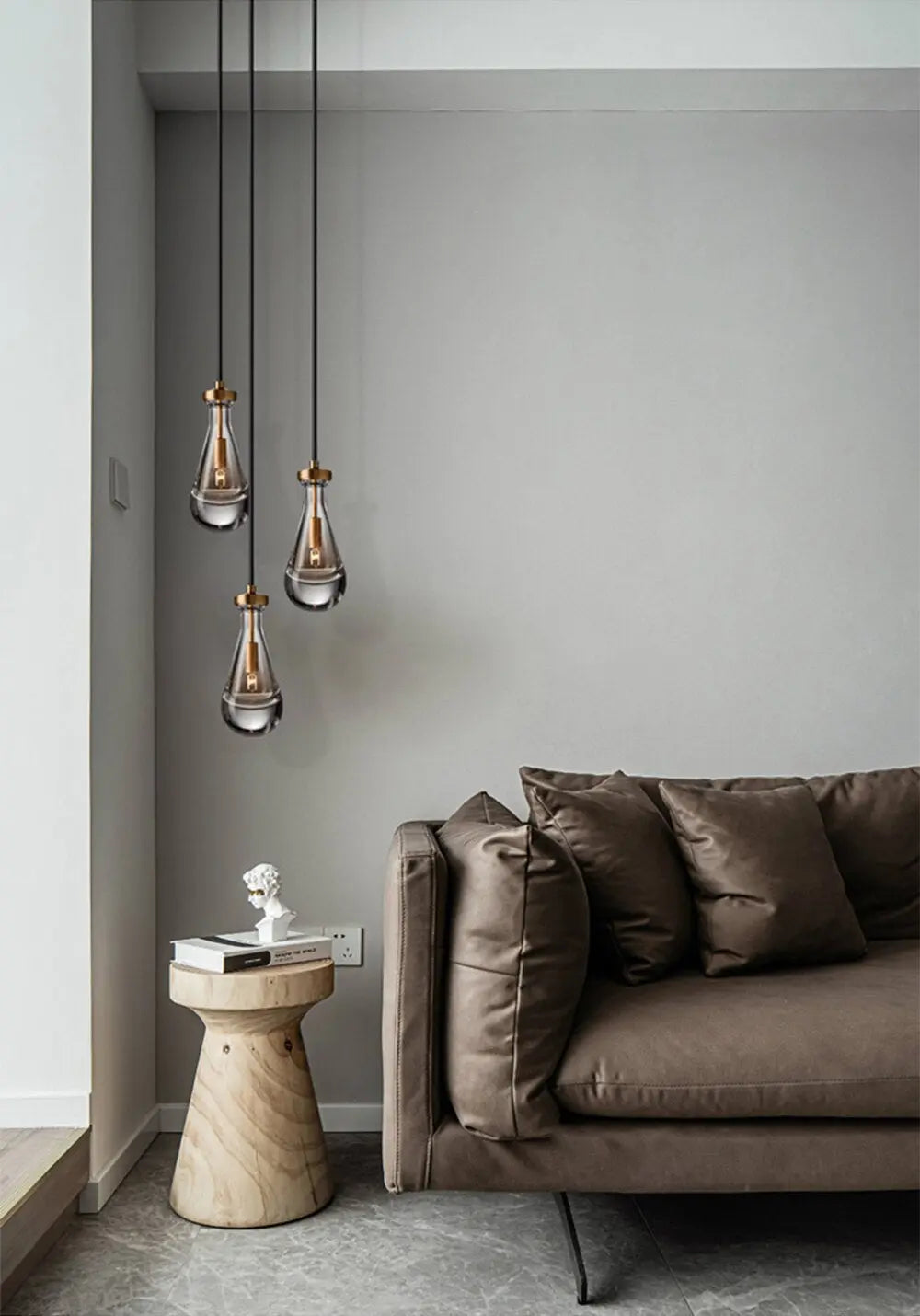 alison berger glassworks _ RAIN ROUND CHANDELIER