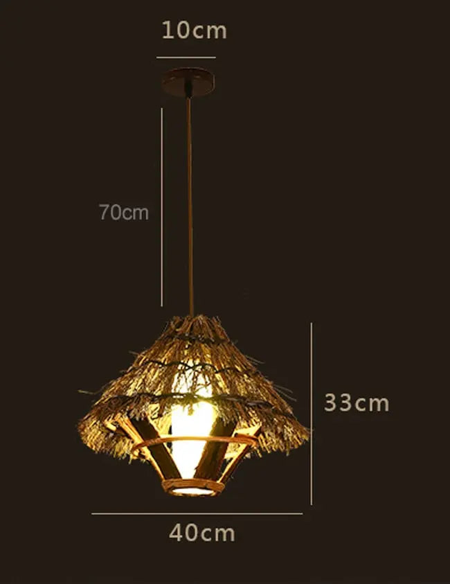 Retro Loft Bamboo Art Hanging Lamp ChandeliersLife®