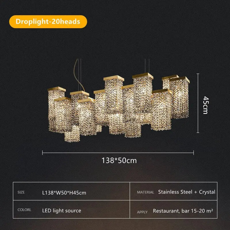 Italian Smoky Crystal Contemporary Chandelier ChandeliersLife®