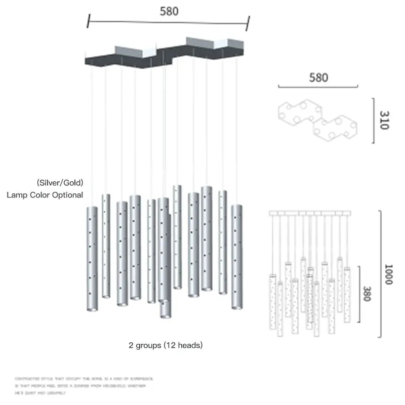 Luxury Modern Hanging Chandelier ChandeliersLife®