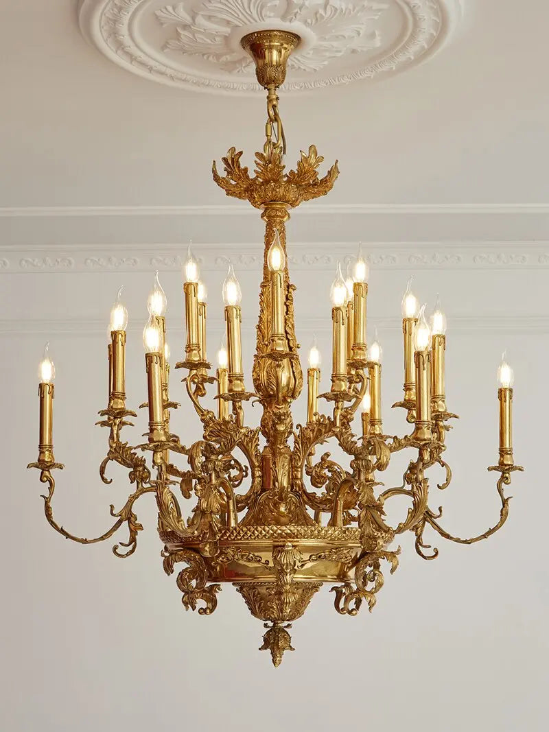 French Copper Luxury Villa Chandelier ChandeliersLife®