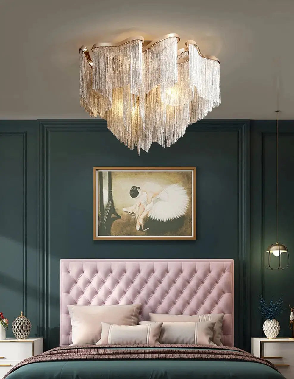 Modern Gold Tassel Decorative Chandelier ChandeliersLife®