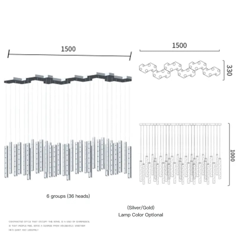 Luxury Modern Hanging Chandelier ChandeliersLife®