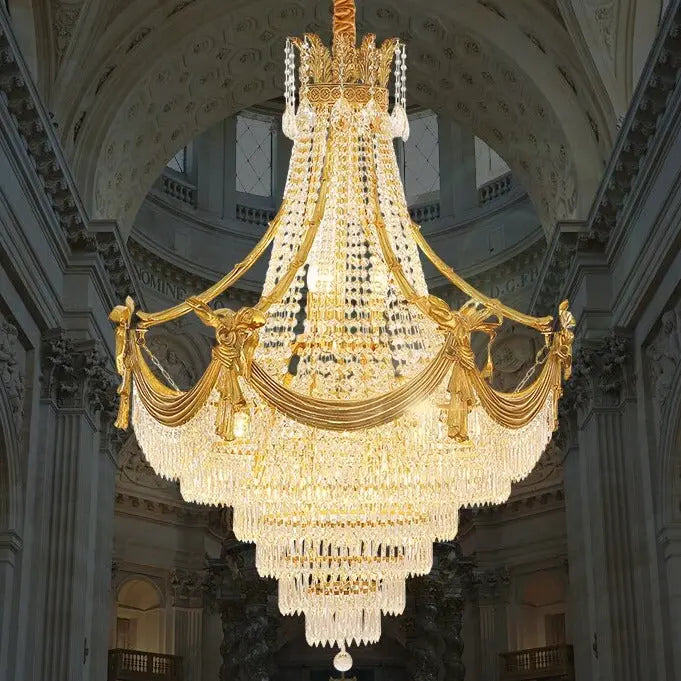 Crown Shape Crystal Chandelier ChandeliersLife®